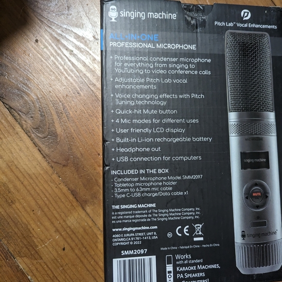 Singing Machine All in One Professional Microphone - Picture 2 of 5